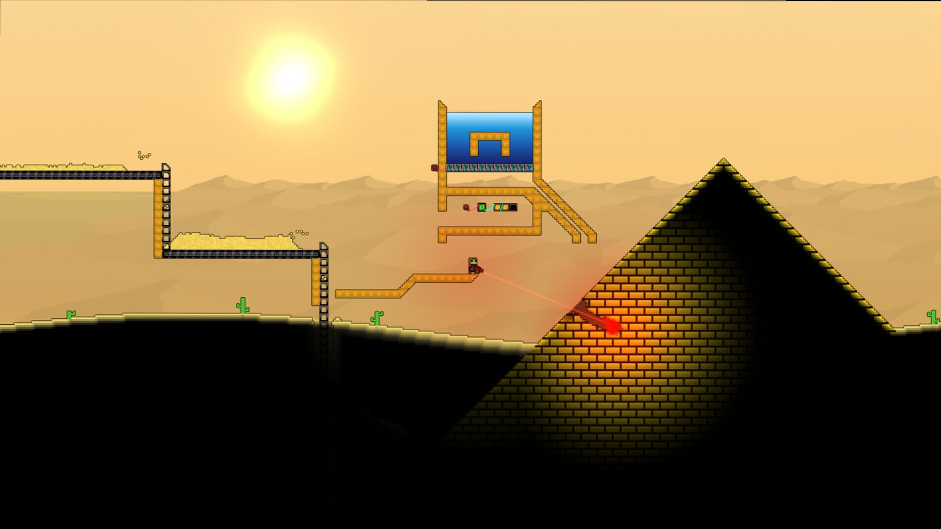 Official Sandustry desert factory scene